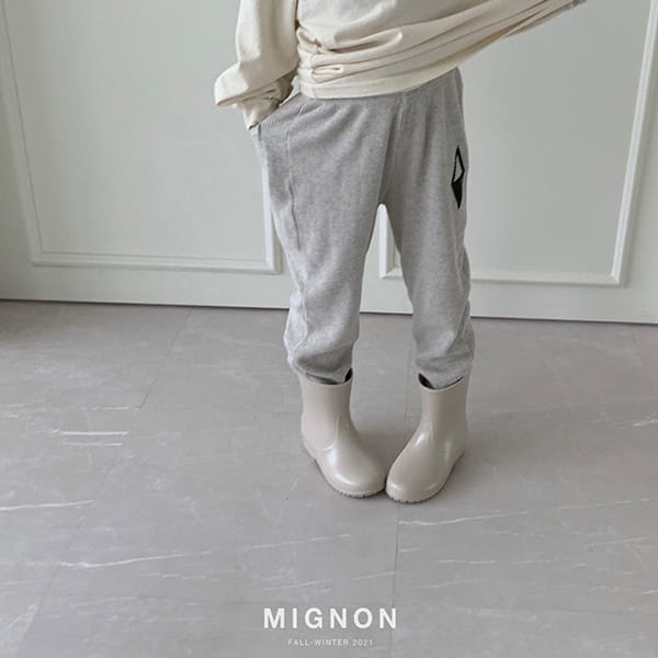 MIGNON - Korean Children Fashion - #Kfashion4kids - Waffle Training Pants - 7