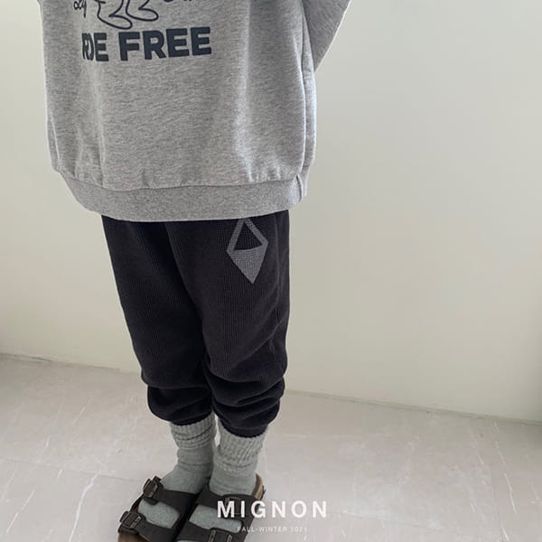 MIGNON - Korean Children Fashion - #Kfashion4kids - Waffle Training Pants - 8