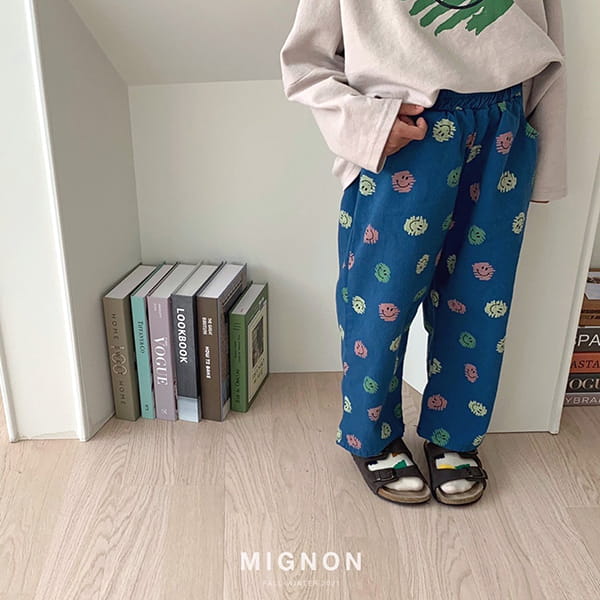 MIGNON - Korean Children Fashion - #Kfashion4kids - Mix Smile Pants