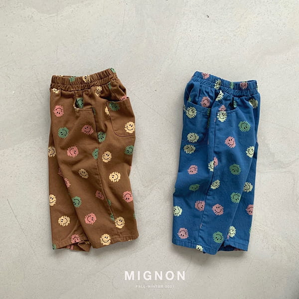 MIGNON - Korean Children Fashion - #Kfashion4kids - Mix Smile Pants - 11