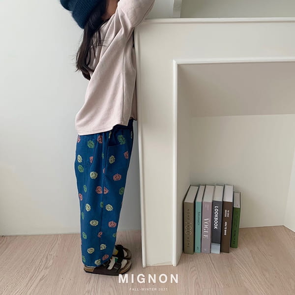 MIGNON - Korean Children Fashion - #Kfashion4kids - Mix Smile Pants - 4