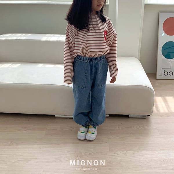 MIGNON - Korean Children Fashion - #Kfashion4kids - Lettering Embroidery Tee - 3
