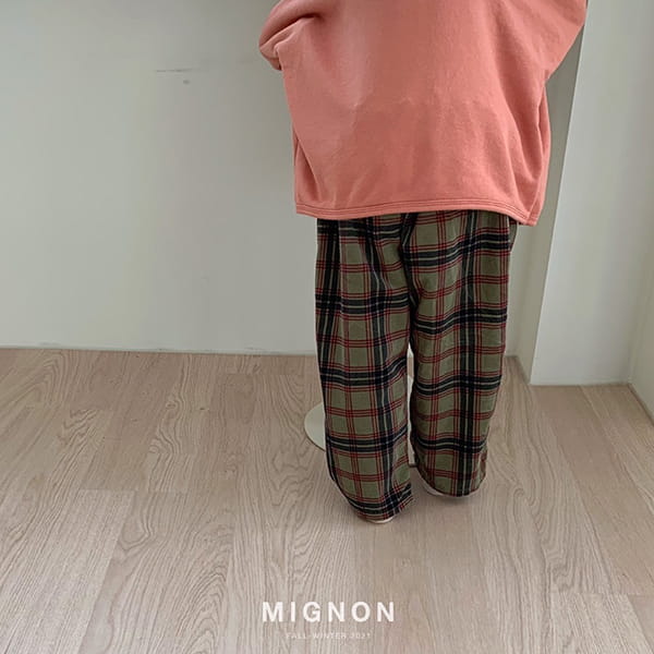 MIGNON - Korean Children Fashion - #Kfashion4kids - Farm's Check Pants - 3