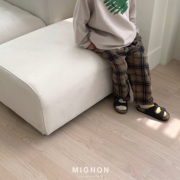 MIGNON - Korean Children Fashion - #Kfashion4kids - Farm's Check Pants - 4