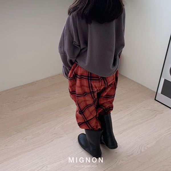 MIGNON - Korean Children Fashion - #Kfashion4kids - Farm's Check Pants - 7