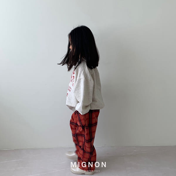 MIGNON - Korean Children Fashion - #Kfashion4kids - Farm's Check Pants - 8
