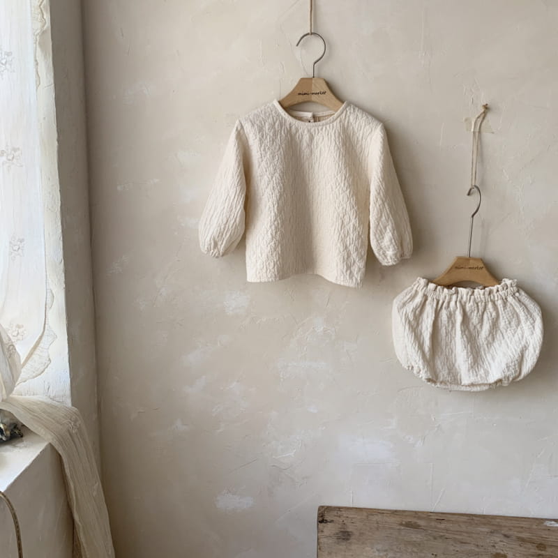 MIMI MARKET - Korean Children Fashion - #Kfashion4kids - Dia Top Bottom Set - 3