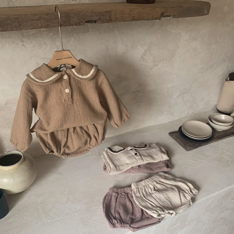 MIMI MARKET - Korean Children Fashion - #Kfashion4kids - Cos Top Bottom Set - 10