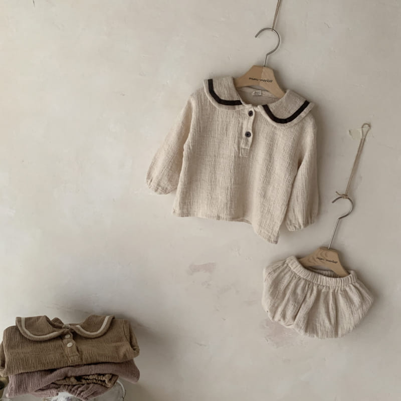 MIMI MARKET - Korean Children Fashion - #Kfashion4kids - Cos Top Bottom Set - 4