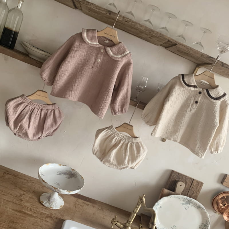 MIMI MARKET - Korean Children Fashion - #Kfashion4kids - Cos Top Bottom Set - 6