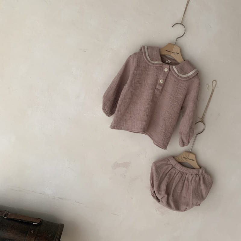 MIMI MARKET - Korean Children Fashion - #Kfashion4kids - Cos Top Bottom Set - 8