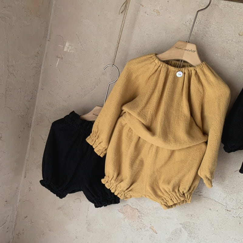 MIMI MARKET - Korean Children Fashion - #Kfashion4kids - Acnea Top Bottom Set - 3