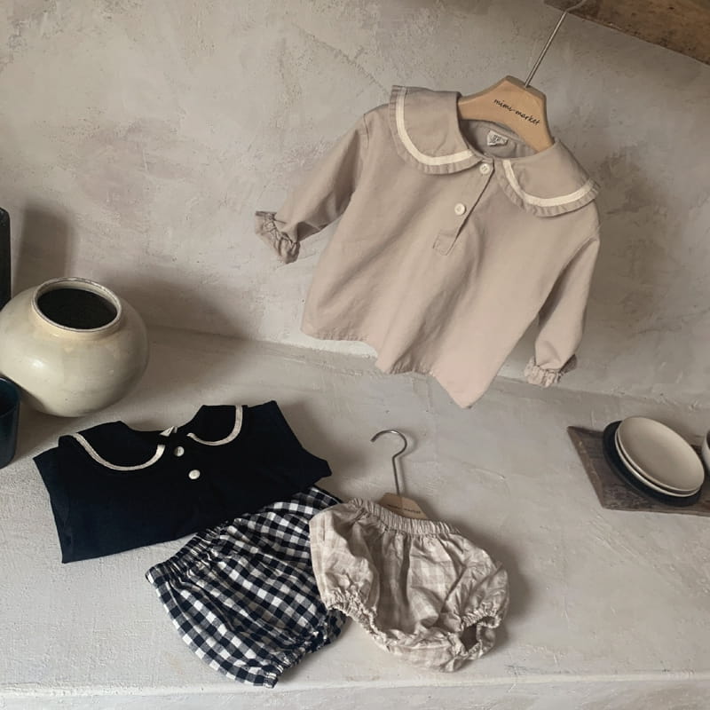 MIMI MARKET - Korean Children Fashion - #Kfashion4kids - Sailor Top Bottom Set - 7