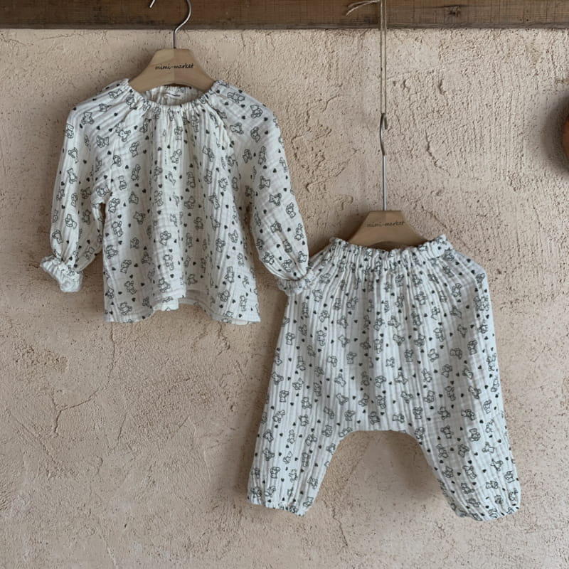 MIMI MARKET - Korean Children Fashion - #Kfashion4kids - Gumi Top Bottom Set