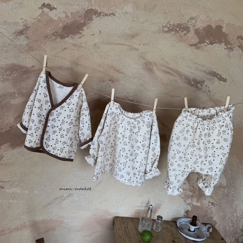 MIMI MARKET - Korean Children Fashion - #Kfashion4kids - Gumi Top Bottom Set - 3