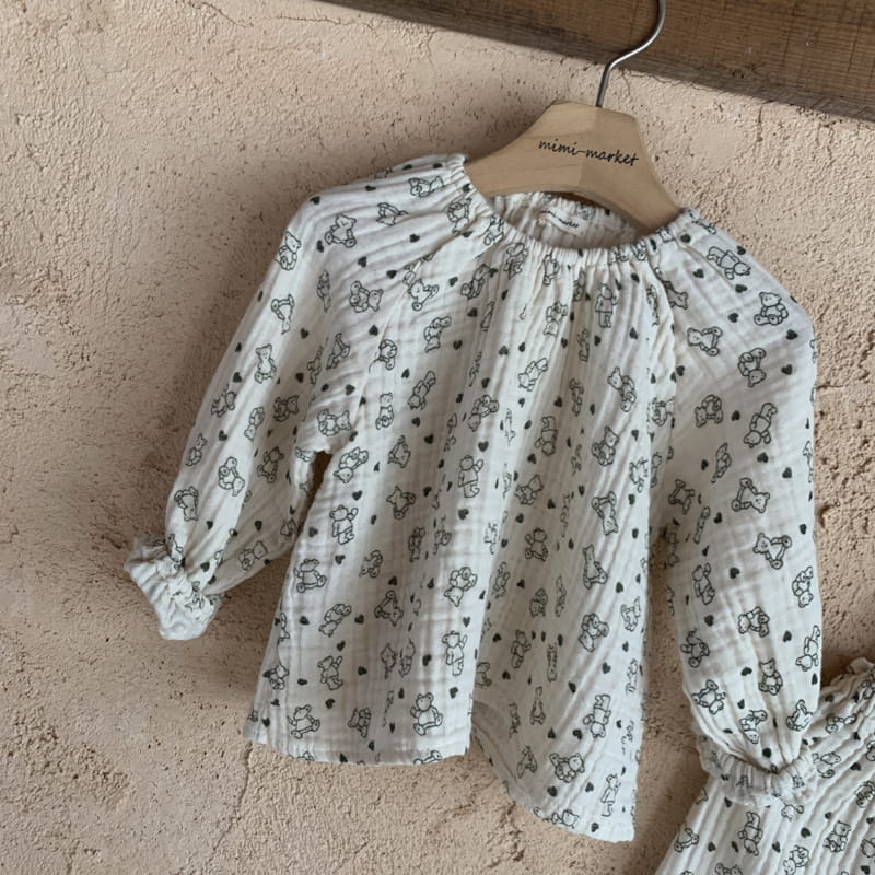 MIMI MARKET - Korean Children Fashion - #Kfashion4kids - Gumi Top Bottom Set - 8