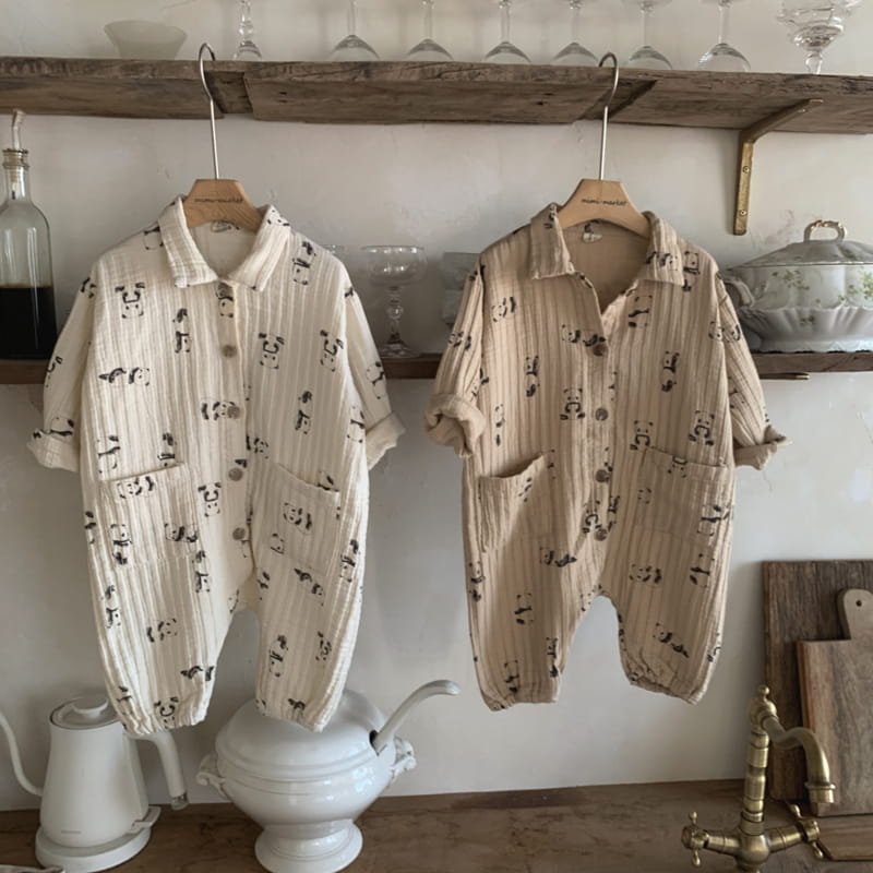 MIMI MARKET - Korean Children Fashion - #Kfashion4kids - Panda Bodysuit