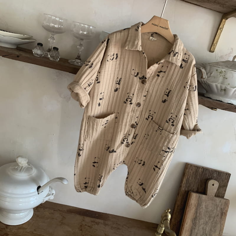 MIMI MARKET - Korean Children Fashion - #Kfashion4kids - Panda Bodysuit - 3
