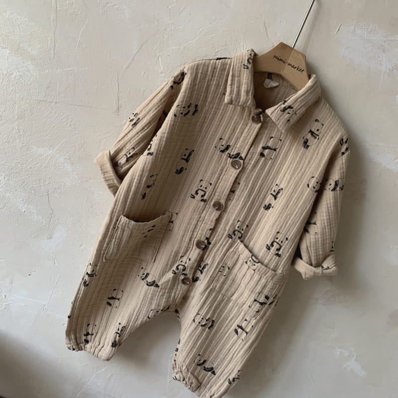 MIMI MARKET - Korean Children Fashion - #Kfashion4kids - Panda Bodysuit - 9