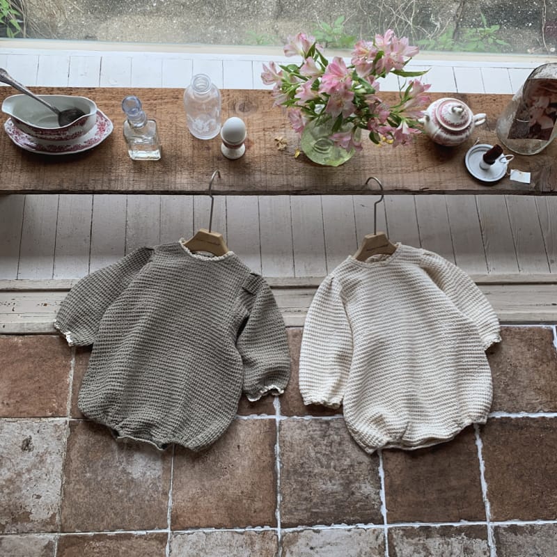 MIMI MARKET - Korean Children Fashion - #Kfashion4kids - Waffle Bodysuit - 10
