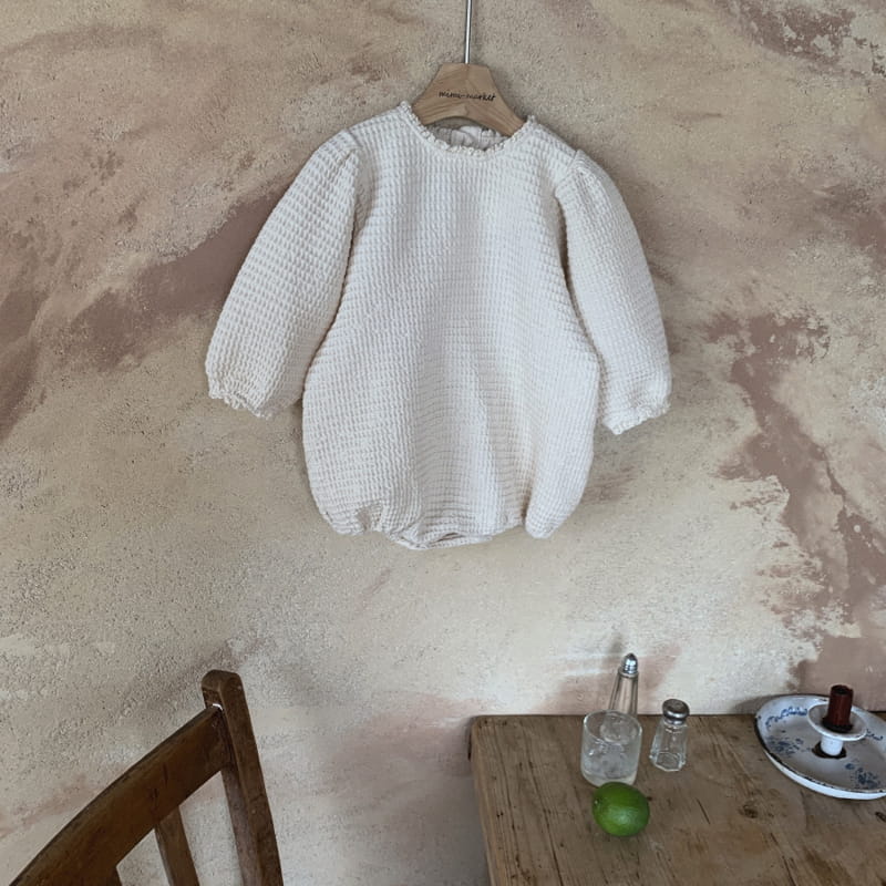 MIMI MARKET - Korean Children Fashion - #Kfashion4kids - Waffle Bodysuit - 3