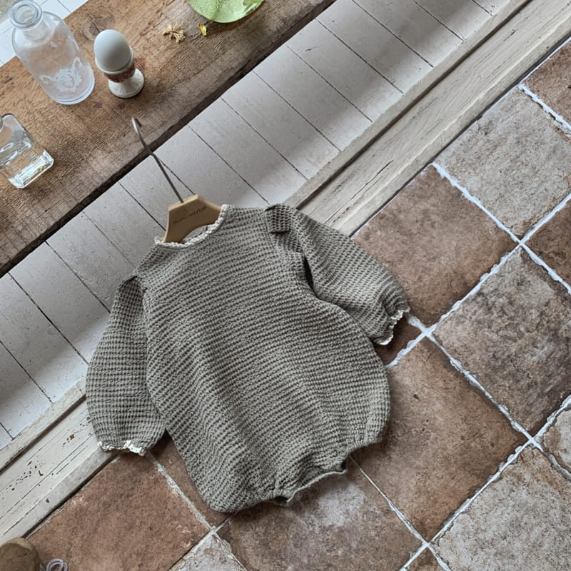 MIMI MARKET - Korean Children Fashion - #Kfashion4kids - Waffle Bodysuit - 4