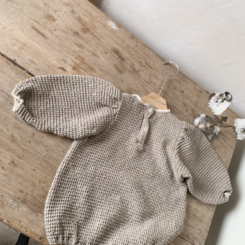 MIMI MARKET - Korean Children Fashion - #Kfashion4kids - Waffle Bodysuit - 7