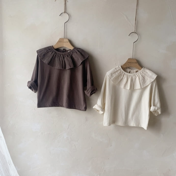 MIMI MARKET - Korean Children Fashion - #Kfashion4kids - Anjuo Collar Tee