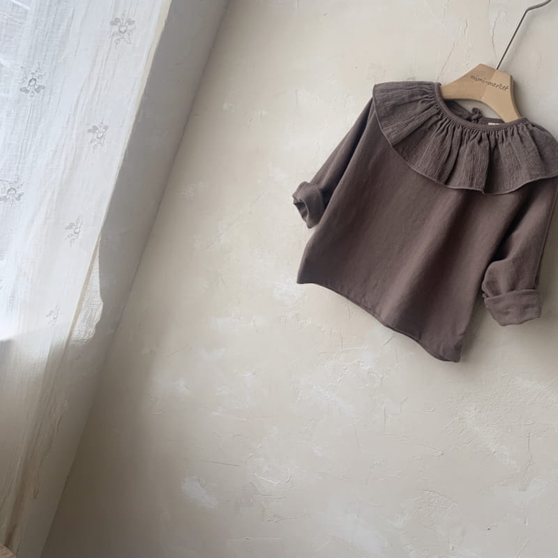 MIMI MARKET - Korean Children Fashion - #Kfashion4kids - Anjuo Collar Tee - 4