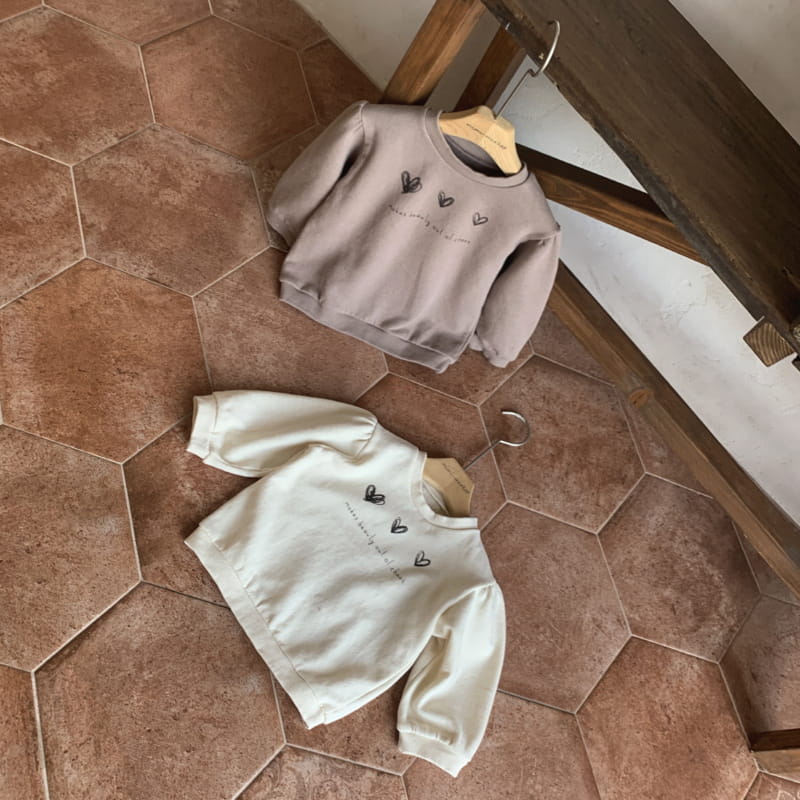 MIMI MARKET - Korean Children Fashion - #Kfashion4kids - Love Sweatshirt - 12