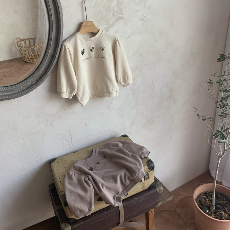 MIMI MARKET - Korean Children Fashion - #Kfashion4kids - Love Sweatshirt - 3