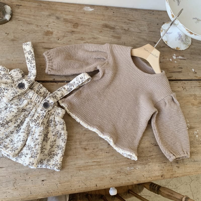 MIMI MARKET - Korean Children Fashion - #Kfashion4kids - Lace Rib Tee - 5