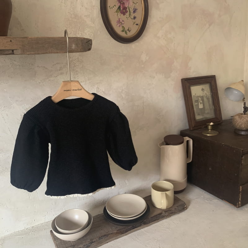 MIMI MARKET - Korean Children Fashion - #Kfashion4kids - Lace Rib Tee - 8