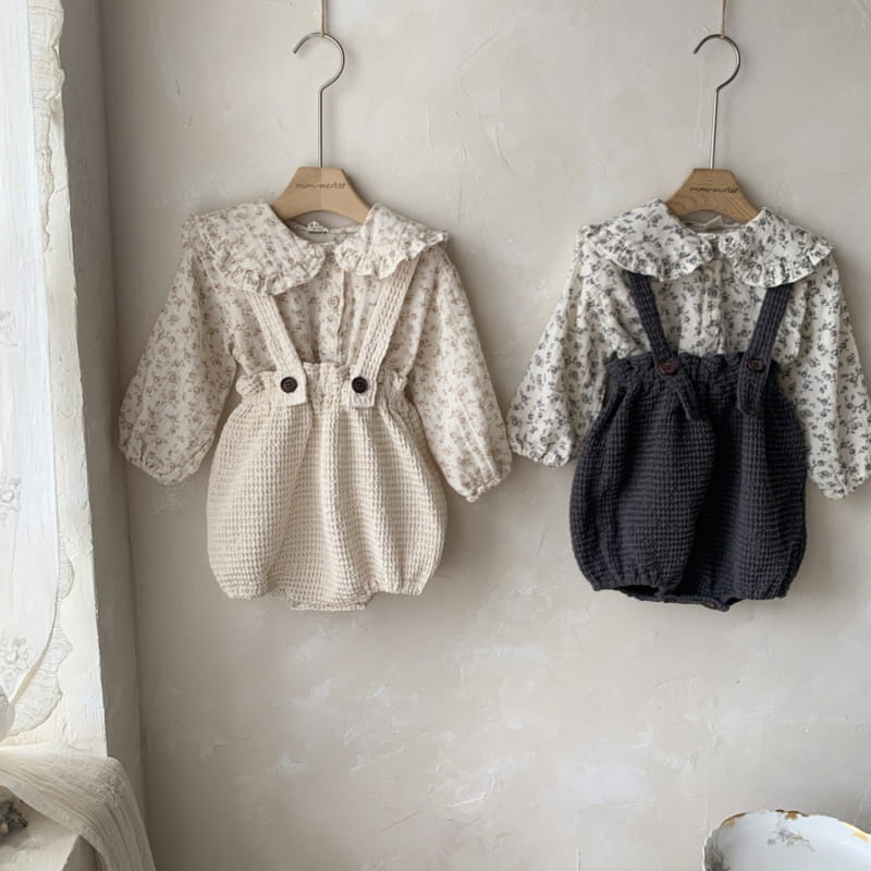 MIMI MARKET - Korean Children Fashion - #Kfashion4kids - Wafflrea Dungarees