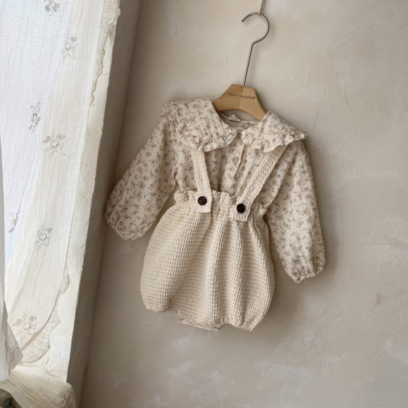 MIMI MARKET - Korean Children Fashion - #Kfashion4kids - Wafflrea Dungarees - 2