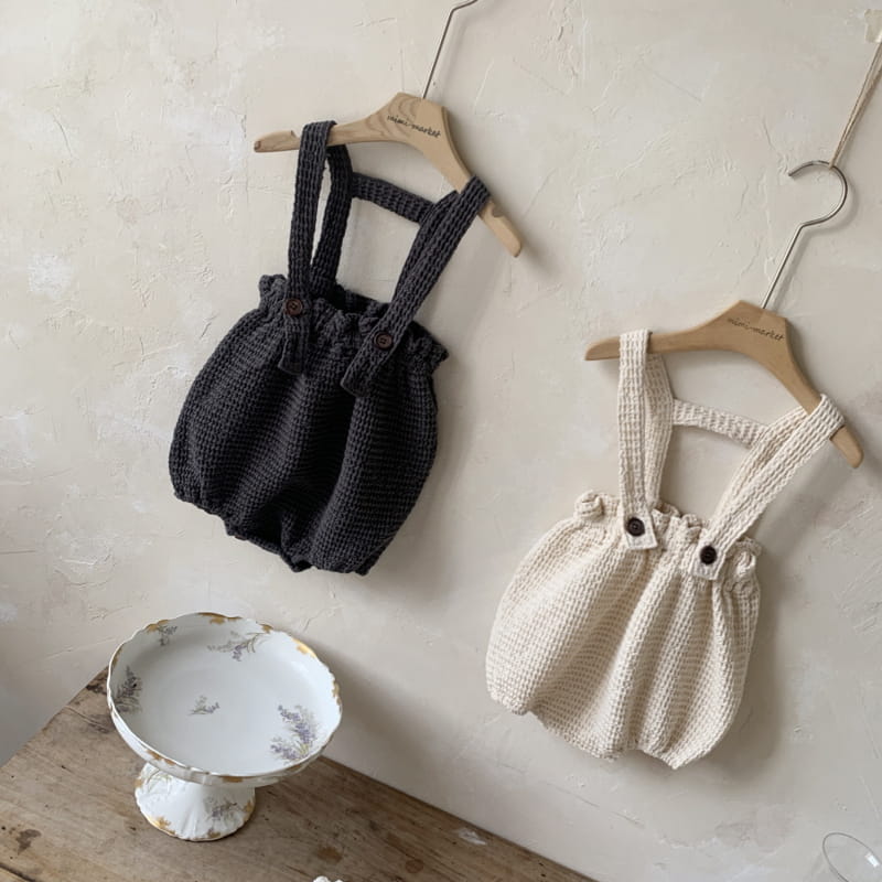 MIMI MARKET - Korean Children Fashion - #Kfashion4kids - Wafflrea Dungarees - 5
