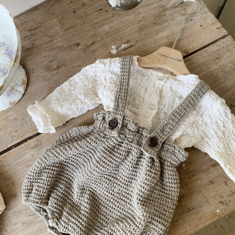 MIMI MARKET - Korean Children Fashion - #Kfashion4kids - Wafflrea Dungarees - 7