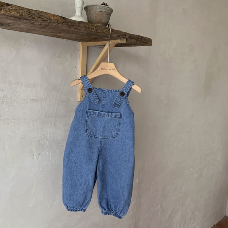 MIMI MARKET - Korean Children Fashion - #Kfashion4kids - Momo Denim Dungarees