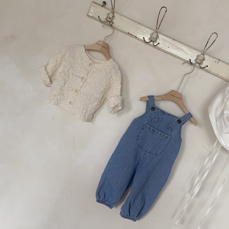 MIMI MARKET - Korean Children Fashion - #Kfashion4kids - Momo Denim Dungarees - 10