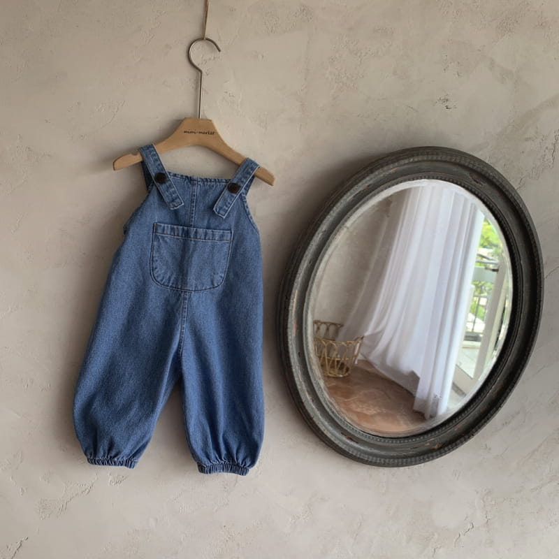 MIMI MARKET - Korean Children Fashion - #Kfashion4kids - Momo Denim Dungarees - 11