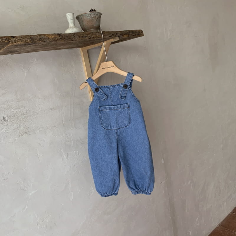 MIMI MARKET - Korean Children Fashion - #Kfashion4kids - Momo Denim Dungarees - 12