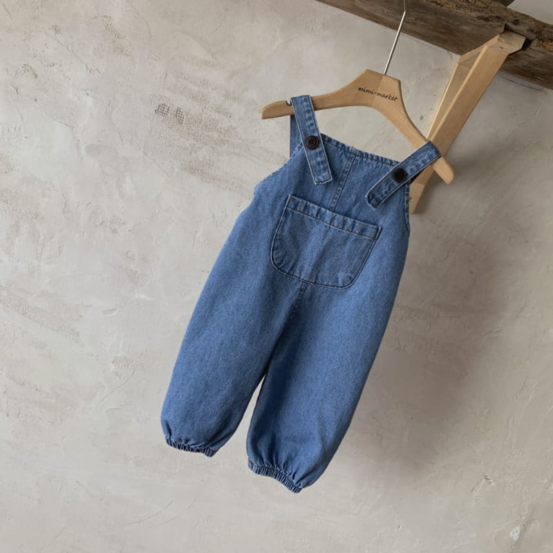 MIMI MARKET - Korean Children Fashion - #Kfashion4kids - Momo Denim Dungarees - 4