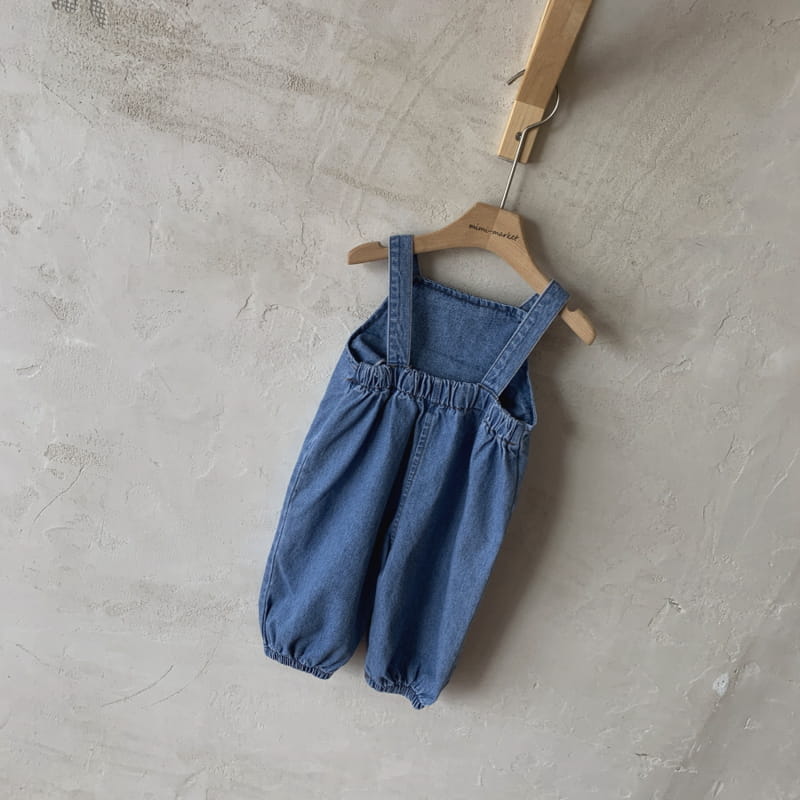 MIMI MARKET - Korean Children Fashion - #Kfashion4kids - Momo Denim Dungarees - 6