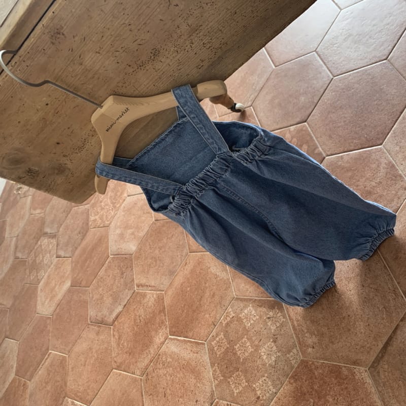 MIMI MARKET - Korean Children Fashion - #Kfashion4kids - Momo Denim Dungarees - 7