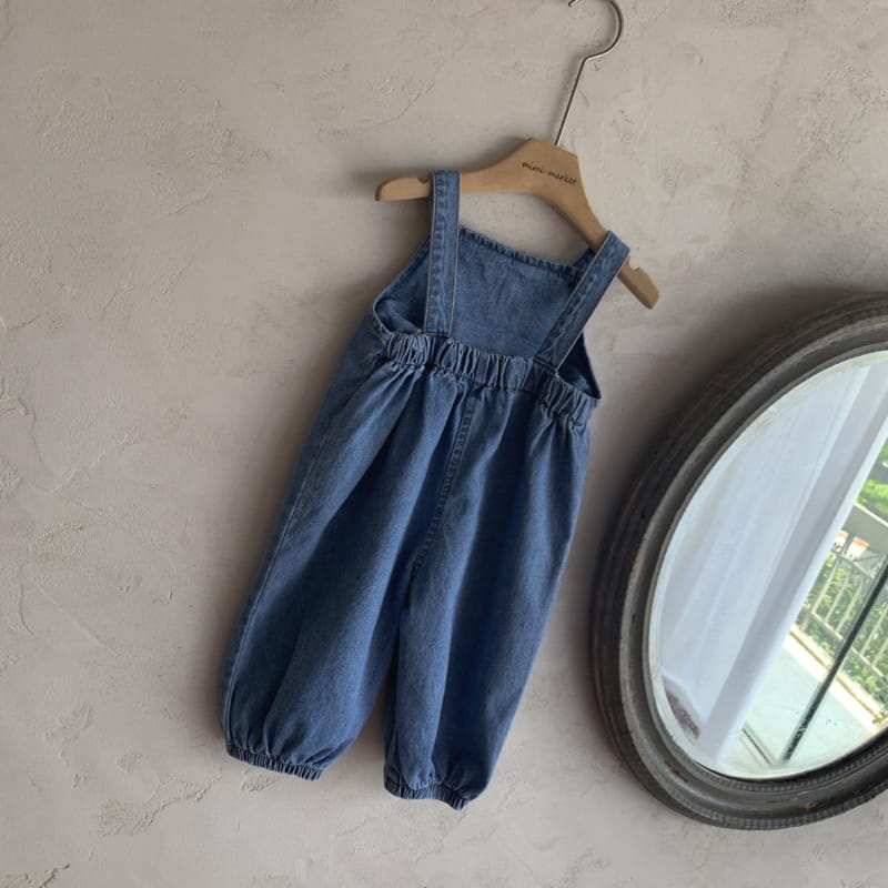 MIMI MARKET - Korean Children Fashion - #Kfashion4kids - Momo Denim Dungarees - 8