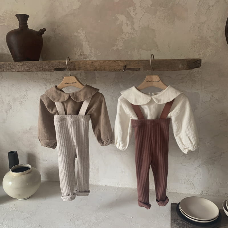 MIMI MARKET - Korean Children Fashion - #Kfashion4kids - Cozy Dungarees - 3