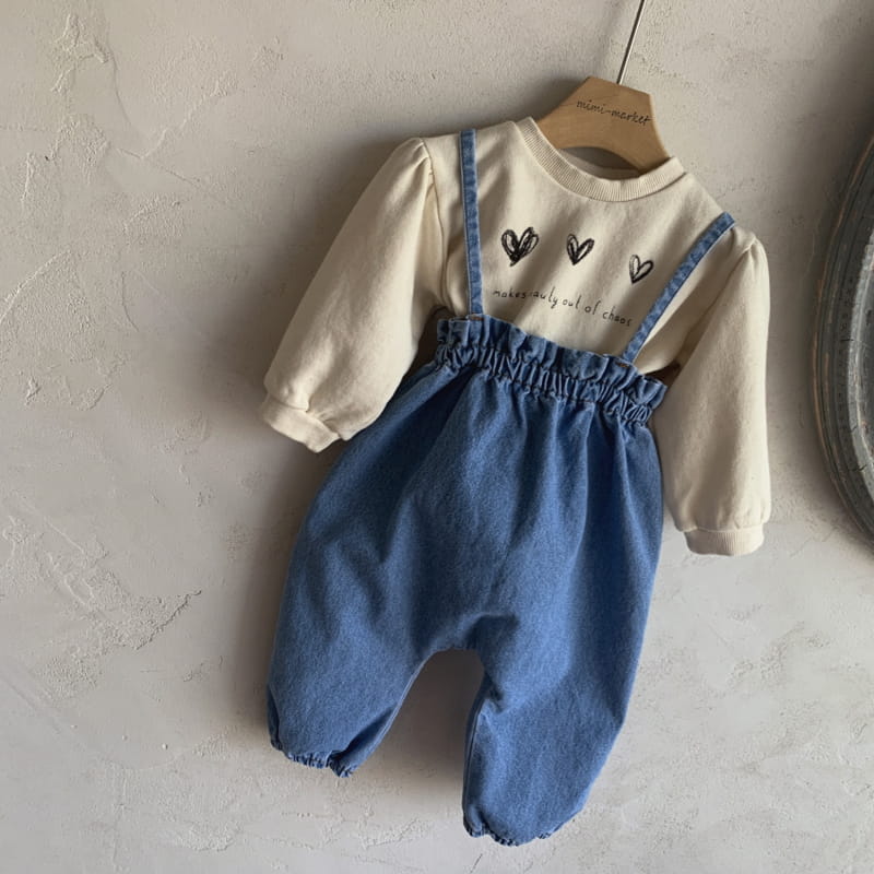 MIMI MARKET - Korean Children Fashion - #Kfashion4kids - Bigi Denom Dungarees - 2