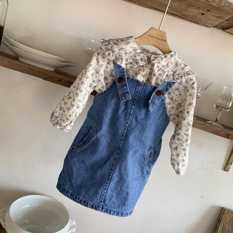 MIMI MARKET - Korean Children Fashion - #Kfashion4kids - Dungarees One-piece - 2