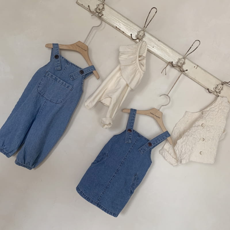 MIMI MARKET - Korean Children Fashion - #Kfashion4kids - Dungarees One-piece - 5