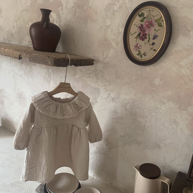 MIMI MARKET - Korean Children Fashion - #Kfashion4kids - Lace Toshon One-piece - 11